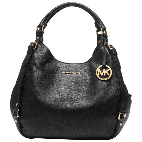 large michael kors black leather shoulder bag|Michael Kors shoulder crossbody bag.